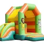 Jungle Inflatable Bouncy Slide