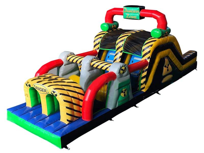 E105701 Hüpfburg Hindernisparcours Dangerzone – Bild 1