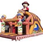 Hüpfburg Hindernisbahn Mini Western