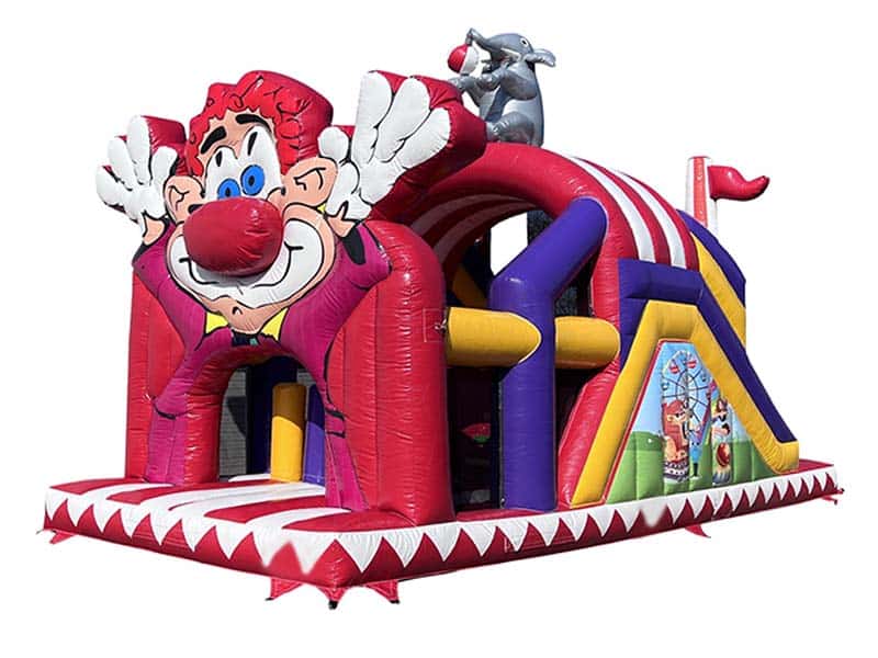 E105704 Hüpfburg Hindernisbahn Mini Zirkus – Bild 1