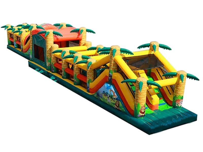 E105707 Aufblasbarer Hindernisparcours Riesen Dschungel – Bild 1