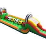 Aufblasbarer Wipe Out Fußball Hindernisparcour