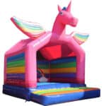 Hüpfburg Einhorn