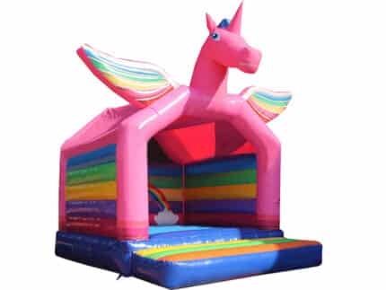 Hüpfburg Einhorn
