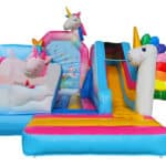 Hüpfburg Einhornland Mit Rutsche