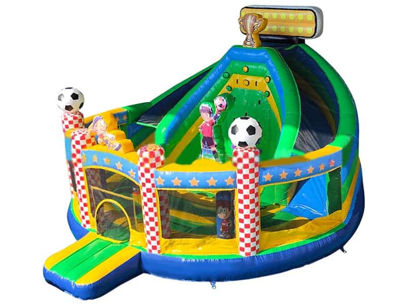 E132705 Hüpfburg Multiplay Fußballstadion – Bild 1