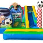 Hüpfburg Fußball Mit Rutsche