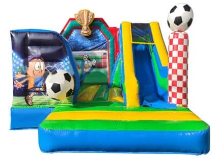 Hüpfburg Fußball Mit Rutsche