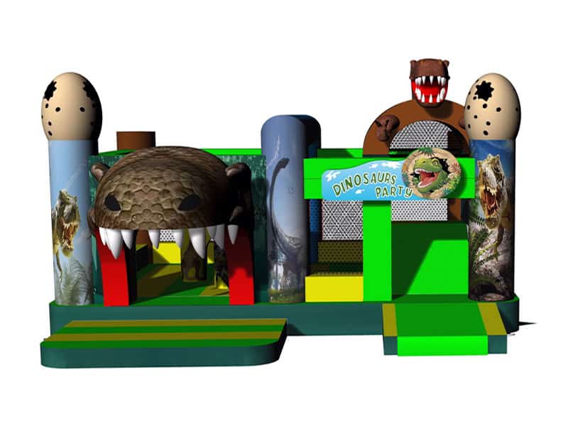 E132737 Hüpfburg Multiplay Combo Standard Dino – Bild 1