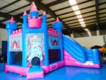 Prinzessin Springendes Schloss Mit Rutsche – Bild 2