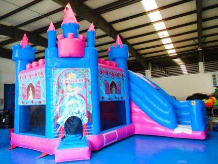 Prinzessin Springendes Schloss Mit Rutsche