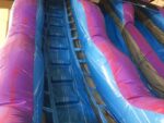 Purple Marble Dual Lane Aufblasbare Trockenrutsche – Bild 6